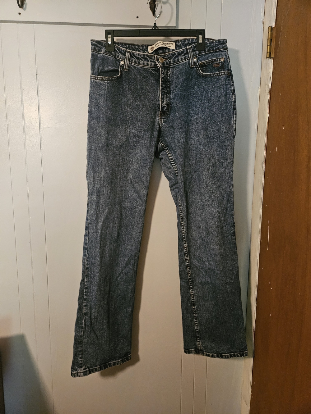Harley-Davidson Women's Dark Blue Bootcut Jeans